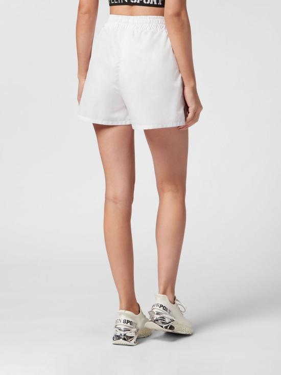 26SS 플레인스포츠 숏팬츠 PADCWJT1901STE003N 01 White - PLEIN SPORT