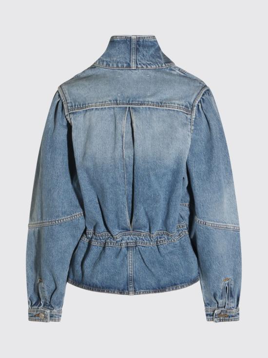 26SS 이자벨마랑에뚜왈 돌리 코튼 데님 재킷 돌리 코튼 데님 재킷 26PVE0614FAD1H02I 30LU Blue - ISABEL MARANT ETOILE
