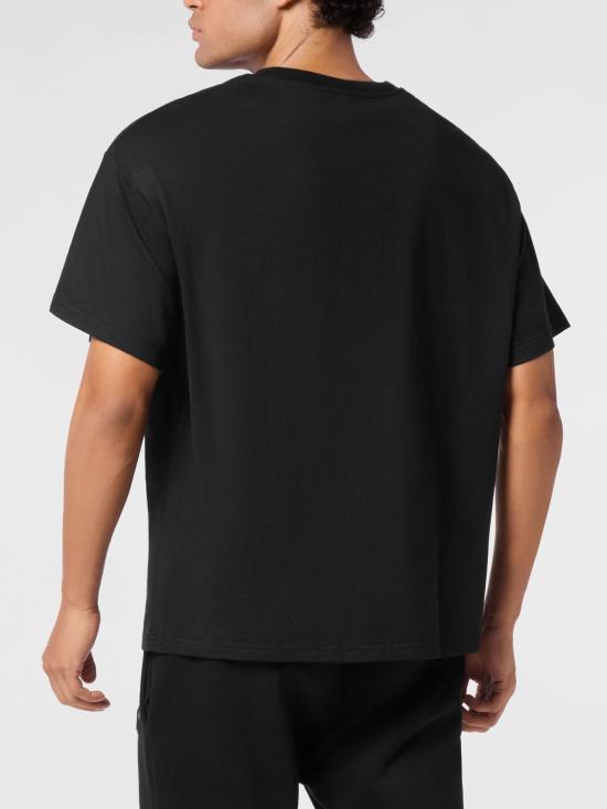 26FW 플레인스포츠 반팔 티셔츠 AAECMTK8759STE003N 0293 Black - PLEIN SPORT