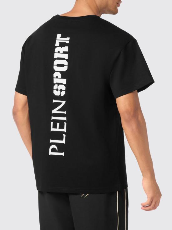 26FW 플레인스포츠 반팔 티셔츠 AAECMTK8758STE001N 02 Black - PLEIN SPORT
