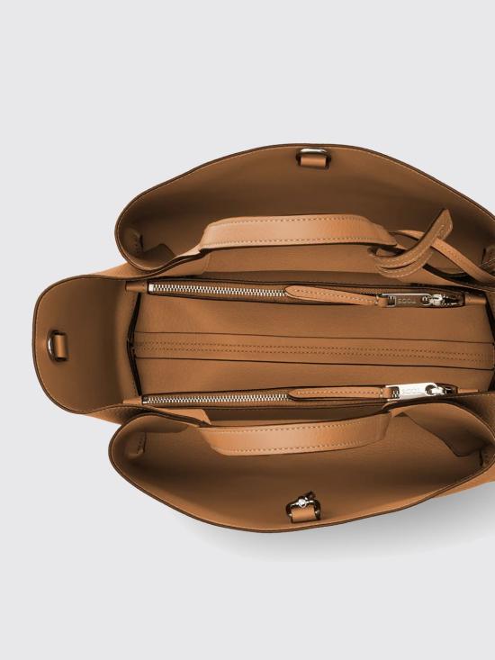 26FW 토즈 미니 토트백 XBWAPAFL100QRI S410 Brown - TODS
