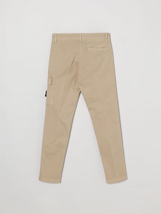 26FW [키즈] 스톤 아일랜드 스트레이트 팬츠 3100003S0198 V019A Beige - STONE ISLAND