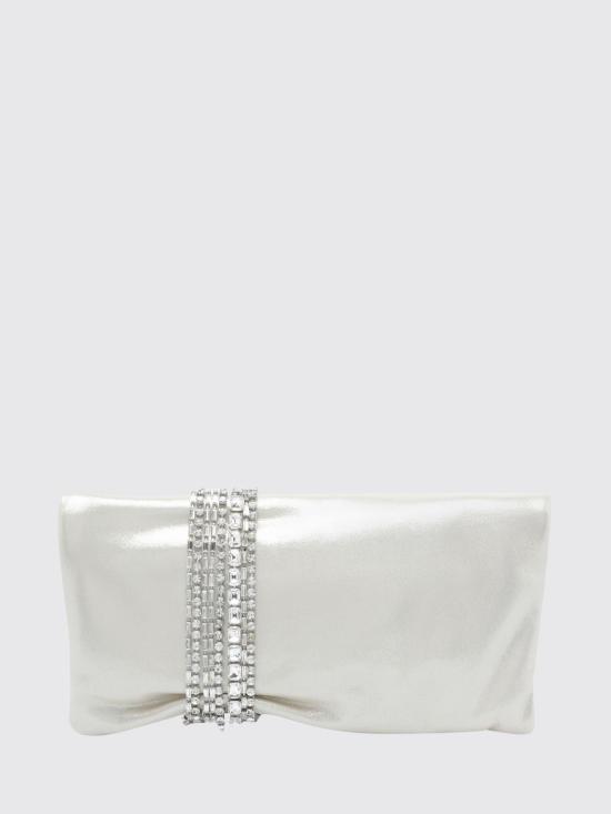 26FW 지미추 토트백 ZANDRAZIU LIGHT SOFT GOLD CRYSTAL White - JIMMY CHOO