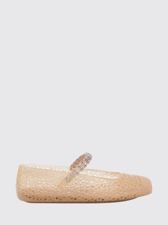 26FW 지미추 플랫 슈즈 THEJELLYNTX LIGHT TOFFEE Beige