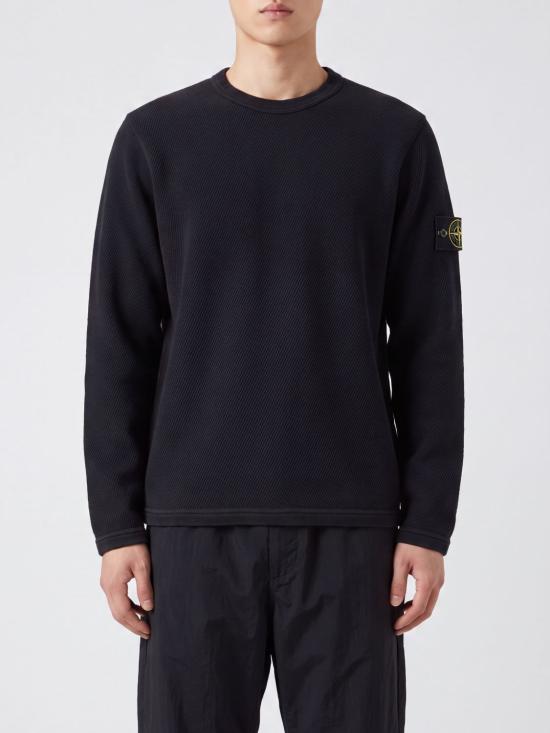 26SS 스톤 아일랜드 긴팔 티셔츠 6100011S0297 V0029 Black