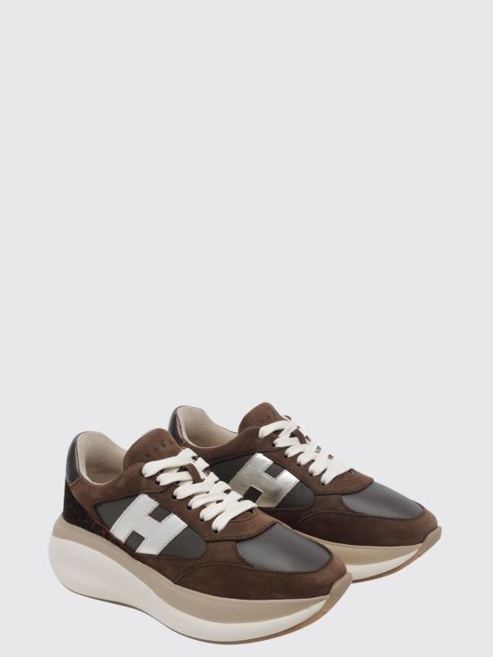 26FW 호간 스니커즈 HXW7140GA40VHL 0R1W Brown - HOGAN