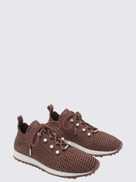 26FW 지미추 스니커즈 VELESQEH CHOCOLATE BRONZE Brown - JIMMY CHOO