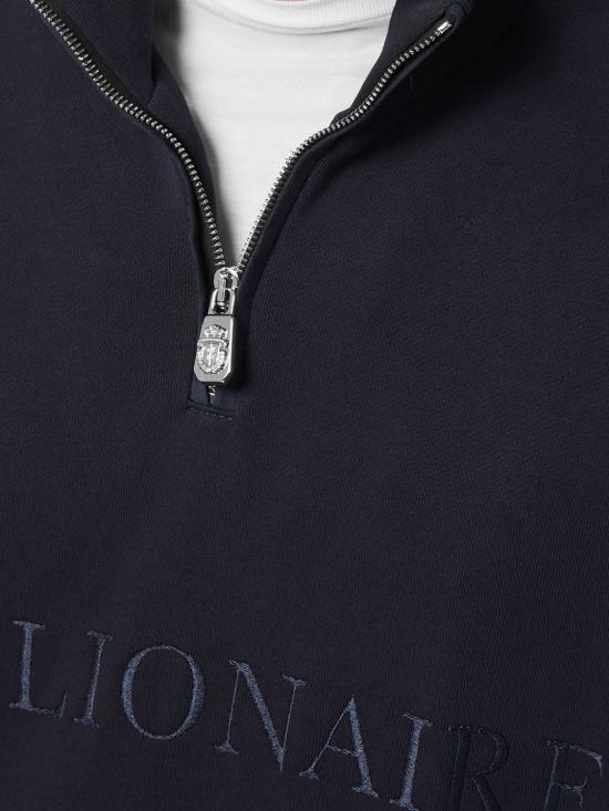 26FW 빌리어네어 집업 니트 OAECMJB3906BTE004N 24 Navy - BILLIONAIRE