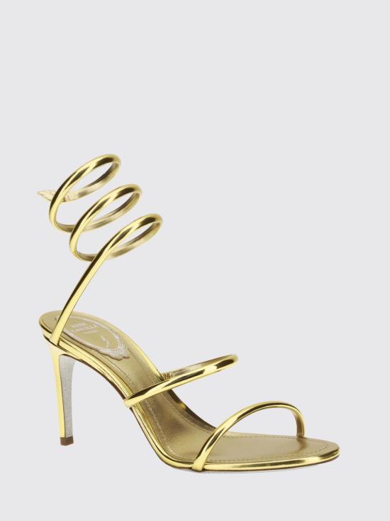 26FW 르네 카오빌라 힐/펌프스 C12351080 0001L018 Gold - RENE CAOVILLA