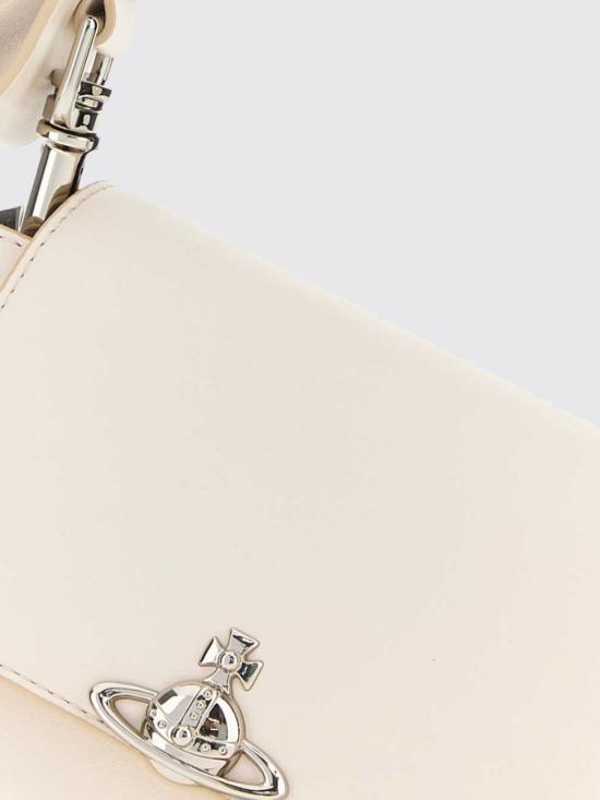 26FW 비비안웨스트우드 헤이즐 스몰 핸드백 4603000WWS0026 A401 White - VIVIENNE WESTWOOD