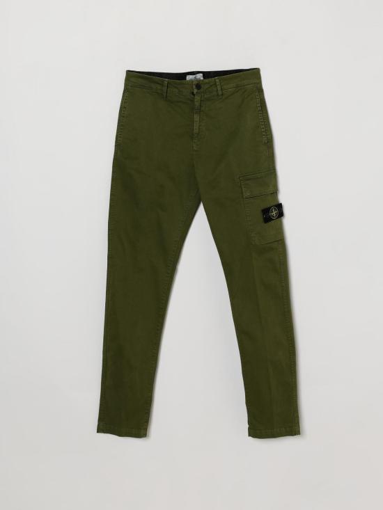 26FW [키즈] 스톤 아일랜드 스트레이트 팬츠 3100003S0198 V015G Military
