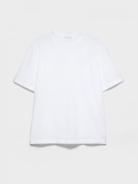 26FW 프라다 반팔 티셔츠 UJN999196F F0009 White