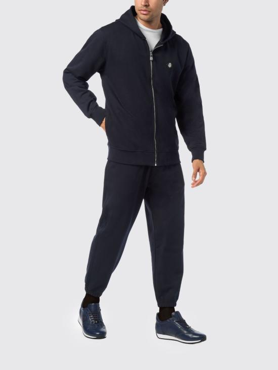 26FW 빌리어네어 후드 티셔츠 OAECMJB3723BTE004N 24 Navy - BILLIONAIRE
