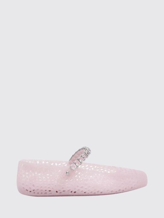26FW 지미추 플랫 슈즈 THEJELLYNTX COTTON CANDY Pink
