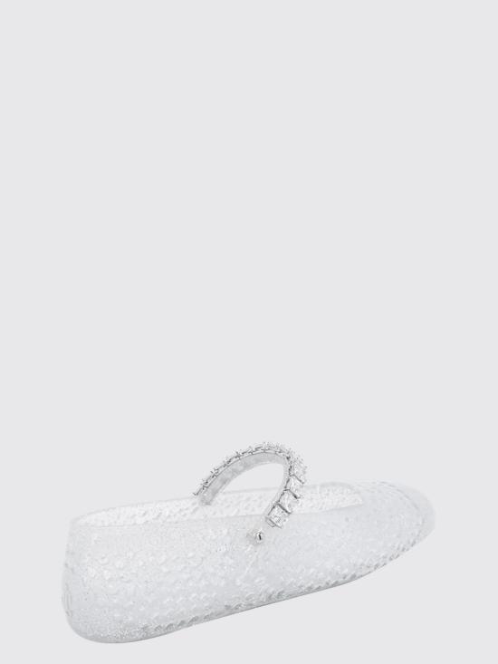 26FW 지미추 플랫 슈즈 THEJELLYNTX CLEAR White - JIMMY CHOO