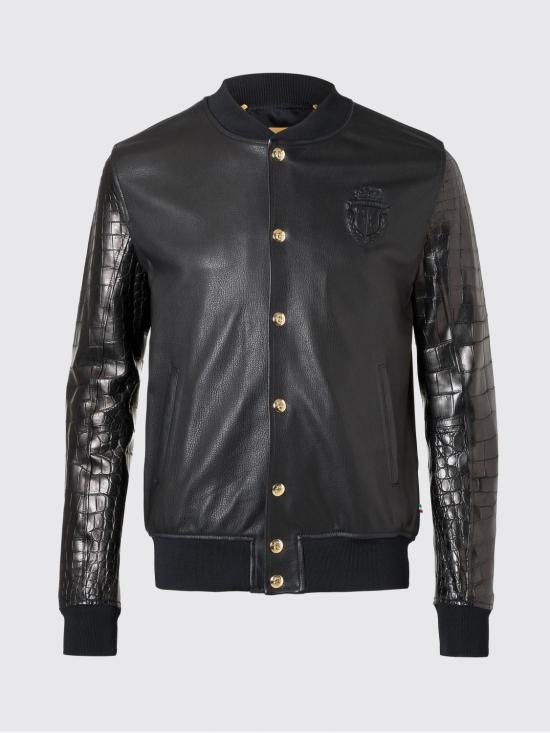26FW 빌리어네어 자켓 W17CMLB0171BLE007C 02 Black - BILLIONAIRE