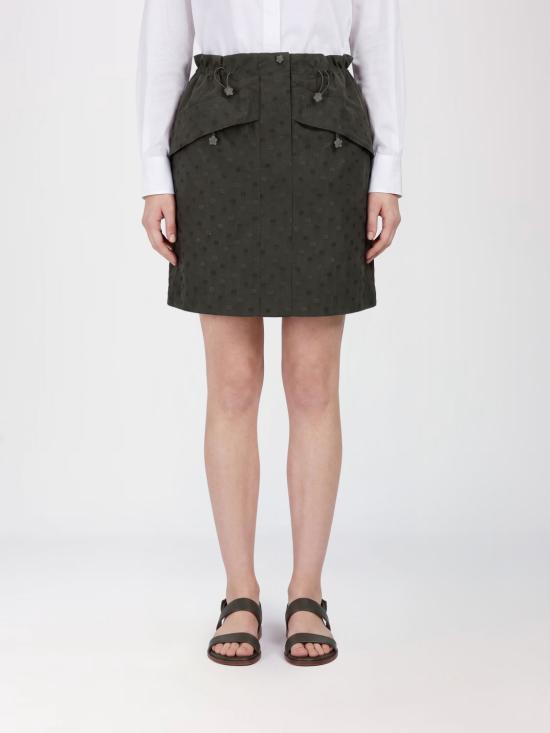 26SS 세실리아 반센 미디 스커트 26RTW17010 OLIVE Green
