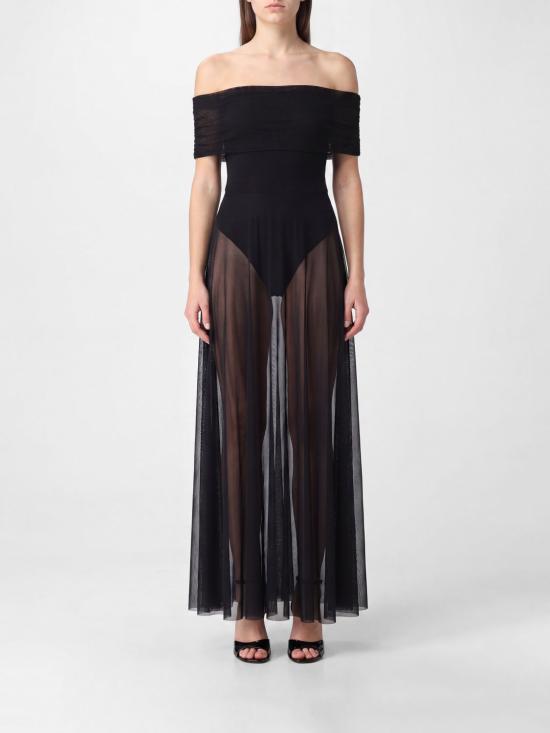 26SS 노마카말리 롱 원피스 ST1263PMT53 001 Black