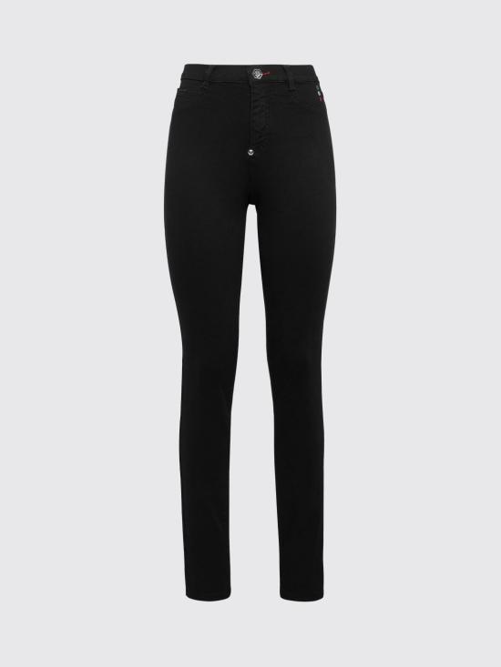 26SS 필립 플레인 데님 팬츠 UAFCWDT3022PDE004N 02NH Black 1 - PHILIPP PLEIN