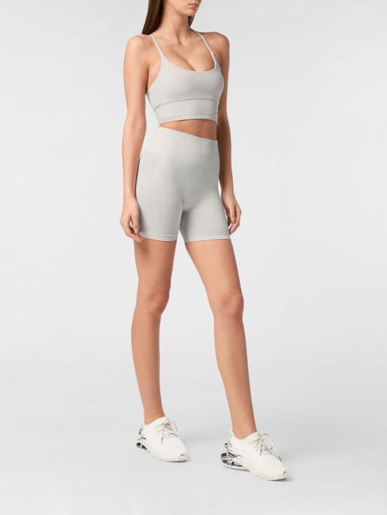 26SS 플레인스포츠 트레이닝 티셔츠 AADCWUZ0129STE003N 10 Grey - PLEIN SPORT