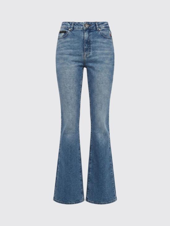 26SS 필립 플레인 데님 팬츠 UAFCWDT3025PDE004N 07BO Turquoise - PHILIPP PLEIN