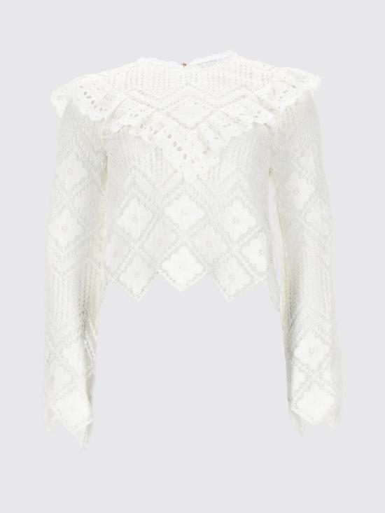 26SS 셀프 포트레이트 블라우스 AC26010TBW White - SELF PORTRAIT