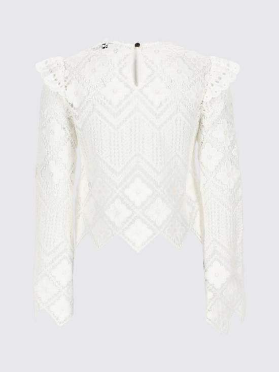26SS 셀프 포트레이트 블라우스 AC26010TBW White - SELF PORTRAIT
