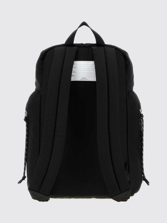 26FW 아페쎄 로고 프린트 버클 플랩 백팩 로고 프린트 버클 플랩 백팩 PAAGEH62631 LZZ Black - A.P.C.