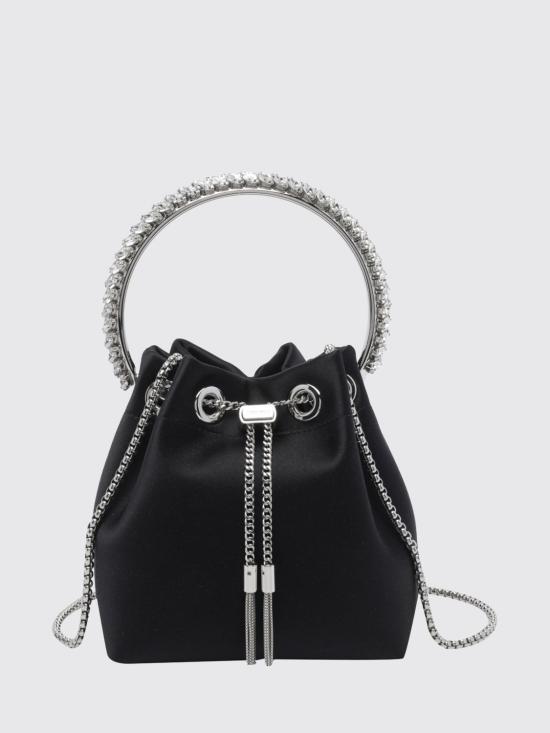 26FW 지미추 토트백 BONBONVKM BLACK CRYSTAL