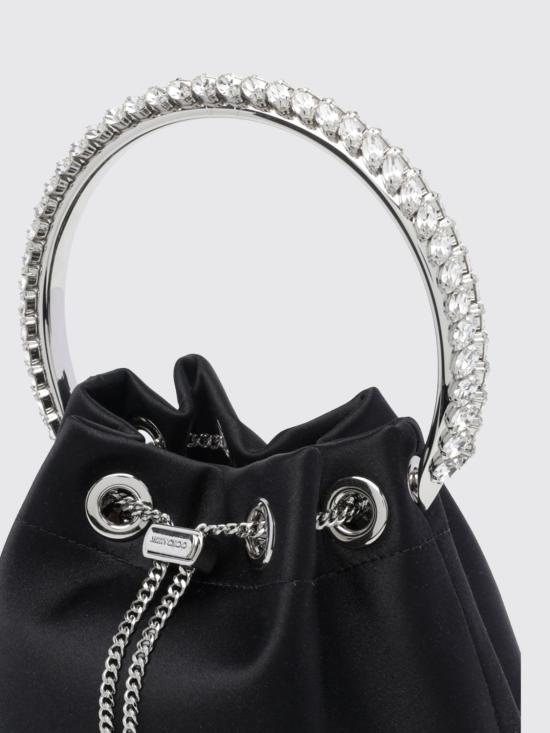 26FW 지미추 토트백 BONBONVKM BLACK CRYSTAL - JIMMY CHOO
