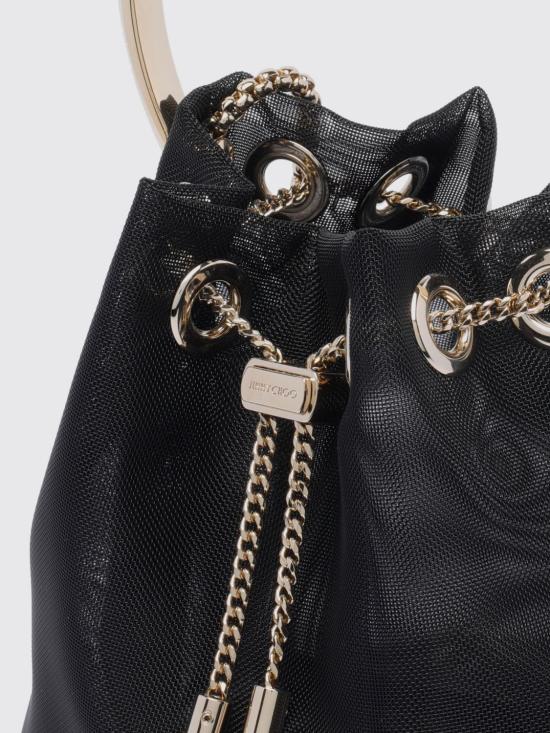 26FW 지미추 토트백 BONBONGIK BLACK LIGHT GOLD - JIMMY CHOO