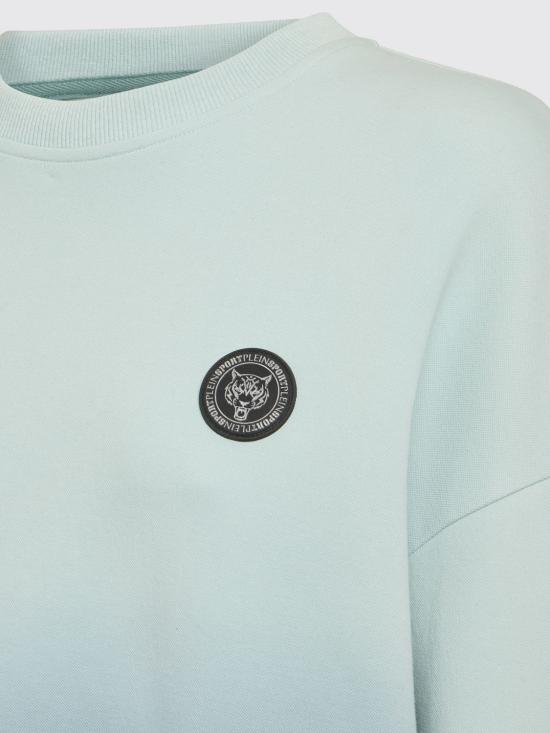 26SS 플레인스포츠 긴팔 티셔츠 PAECWJB1865SJY001N 07 Turquoise - PLEIN SPORT