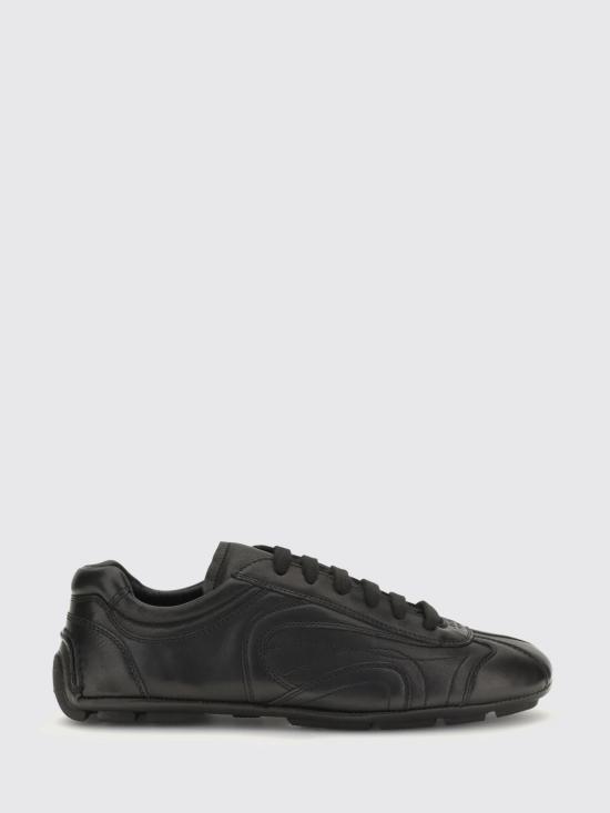 26FW 프라다 몬테카를로 리에디션 2005 스웨이드 스니커즈 4E1165FG001EFX F0002 Black