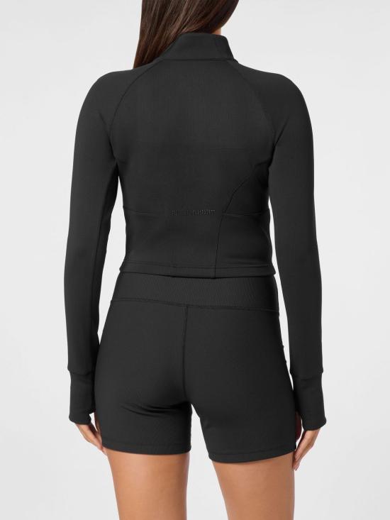 26SS 플레인스포츠 트레이닝 티셔츠 AADCWJK0176STE003N 02 Black - PLEIN SPORT