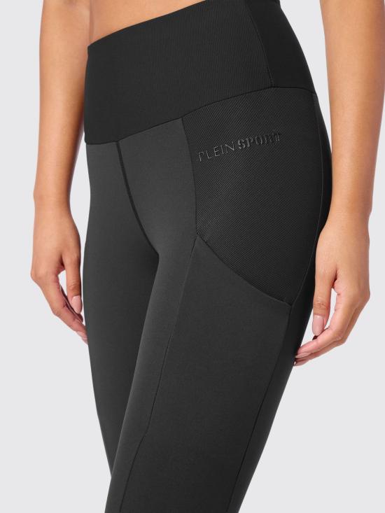 26SS 플레인스포츠 레깅스 AADCWJT2009STE003N 02 Black - PLEIN SPORT