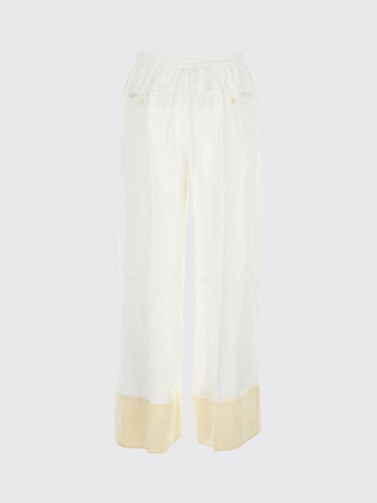 26SS 토템 팬츠 262WRB0398FB0546 047 White - TOTEME
