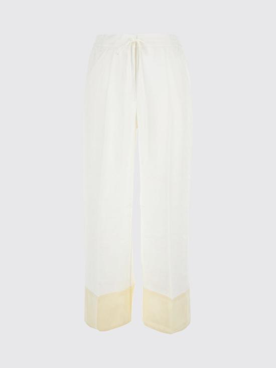 26SS 토템 팬츠 262WRB0398FB0546 047 White - TOTEME