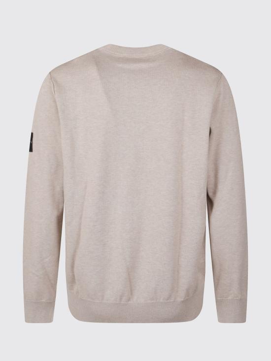 26SS 스톤 아일랜드 소프트 오가닉 코튼 롤드 엣지 심 크루넥 점퍼 5100053S00B2 V0M9A Beige - STONE ISLAND
