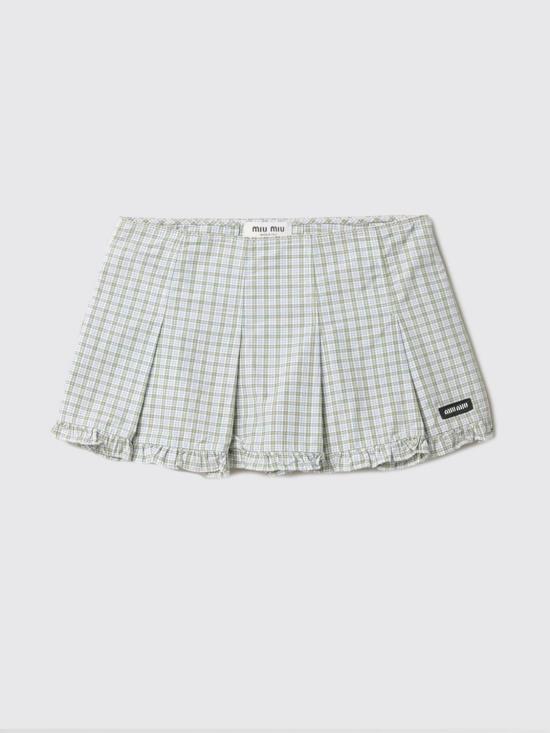 26FW 미우미우 스커트 MG2689196L F073K Green
