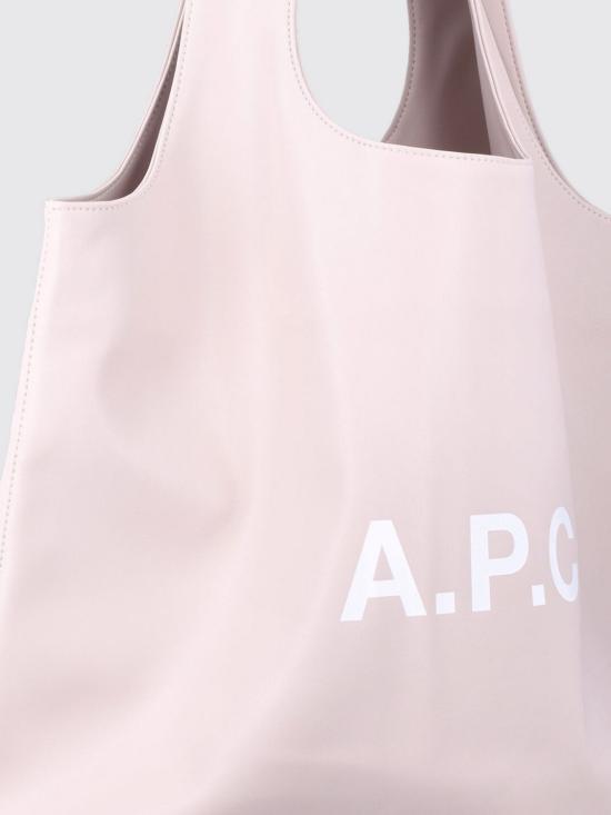 26FW 아페쎄 나논 로고 토트백 M61565PUAAT HAF Pink - A.P.C.