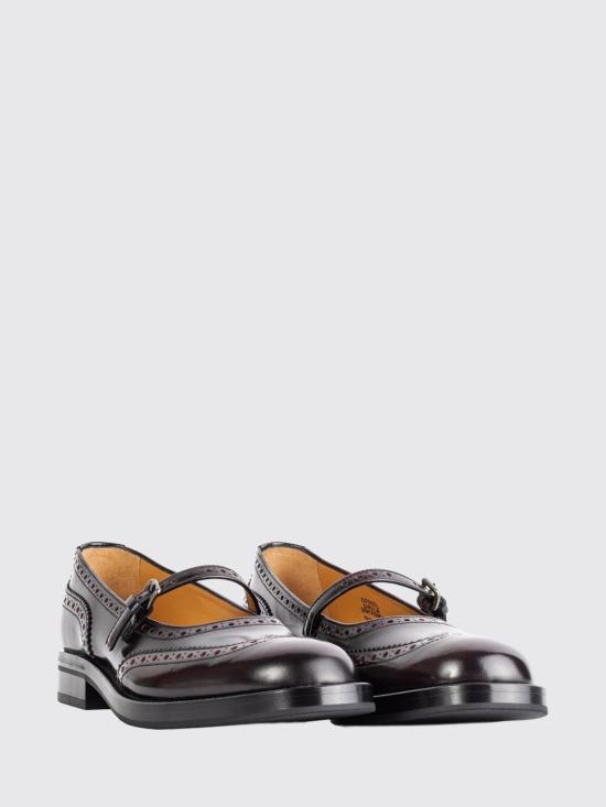 26FW 처치스 플랫 슈즈 DF0002F0ADY F0ADY Burgundy - CHURCHS