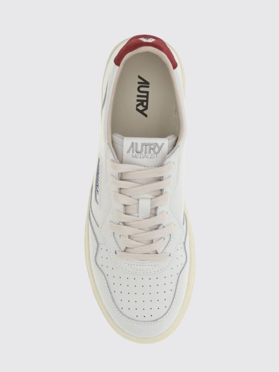 26FW 오트리 메달리스트 로우 스니커즈 AULM BJ01 Bianco 3 - AUTRY