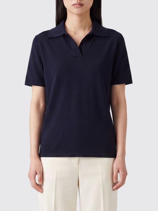 26SS 로베르토 콜리나 폴로 티셔츠 261FXA31024 09 Black 1
