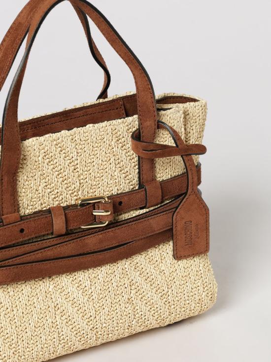 26SS 모스키노 토트백 MC4242PP0OOP2 10A Natural - MOSCHINO