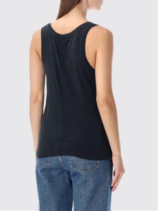 26SS 아메리칸 빈티지 민소매 티셔츠 GAMI20 Black - AMERICAN VINTAGE