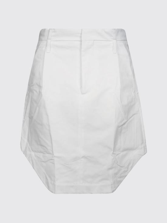 26SS 빅토리아 베컴 미디 스커트 1226WSK007287A 1968 White - VICTORIA BECKHAM
