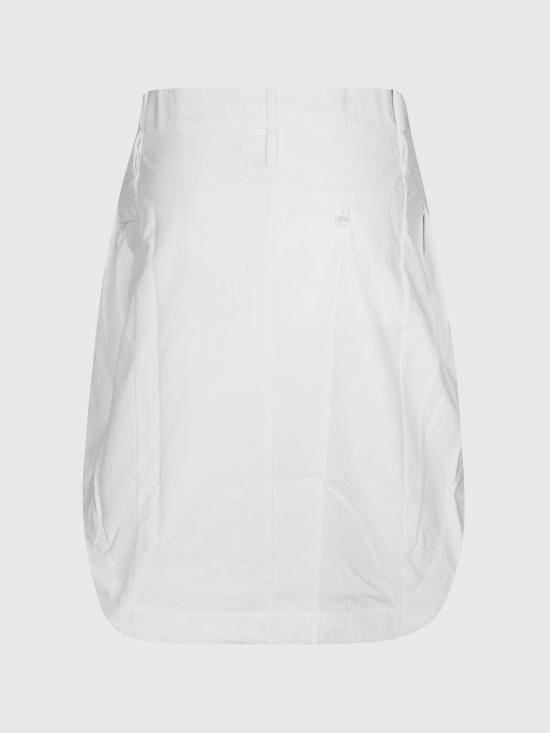 26SS 빅토리아 베컴 미디 스커트 1226WSK007287A 1968 White - VICTORIA BECKHAM