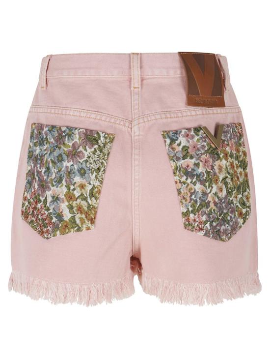 26SS 발렌티노 가라바니 데님 숏팬츠 8B3DDB8S9Y9 O45 Pink - VALENTINO GARAVANI