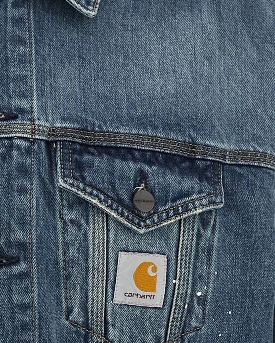 26FW 칼하트 WIP 데님 자켓 5980572 Blue - CARHARTT WIP