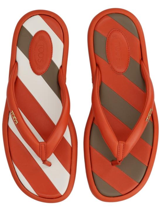 26SS 토즈 뮬/슬리퍼 XXW70L0KI00 N6MG806 Orange - TODS